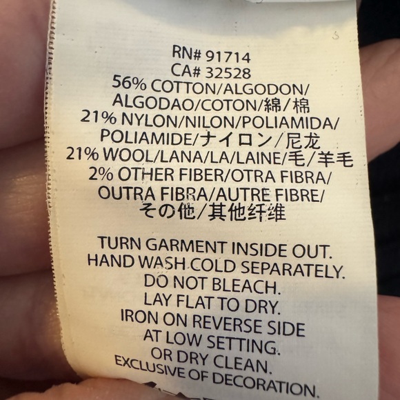 Armani Exchange Black Cowl Neck Sweater - Picture 11 of 11